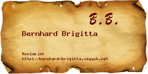 Bernhard Brigitta névjegykártya